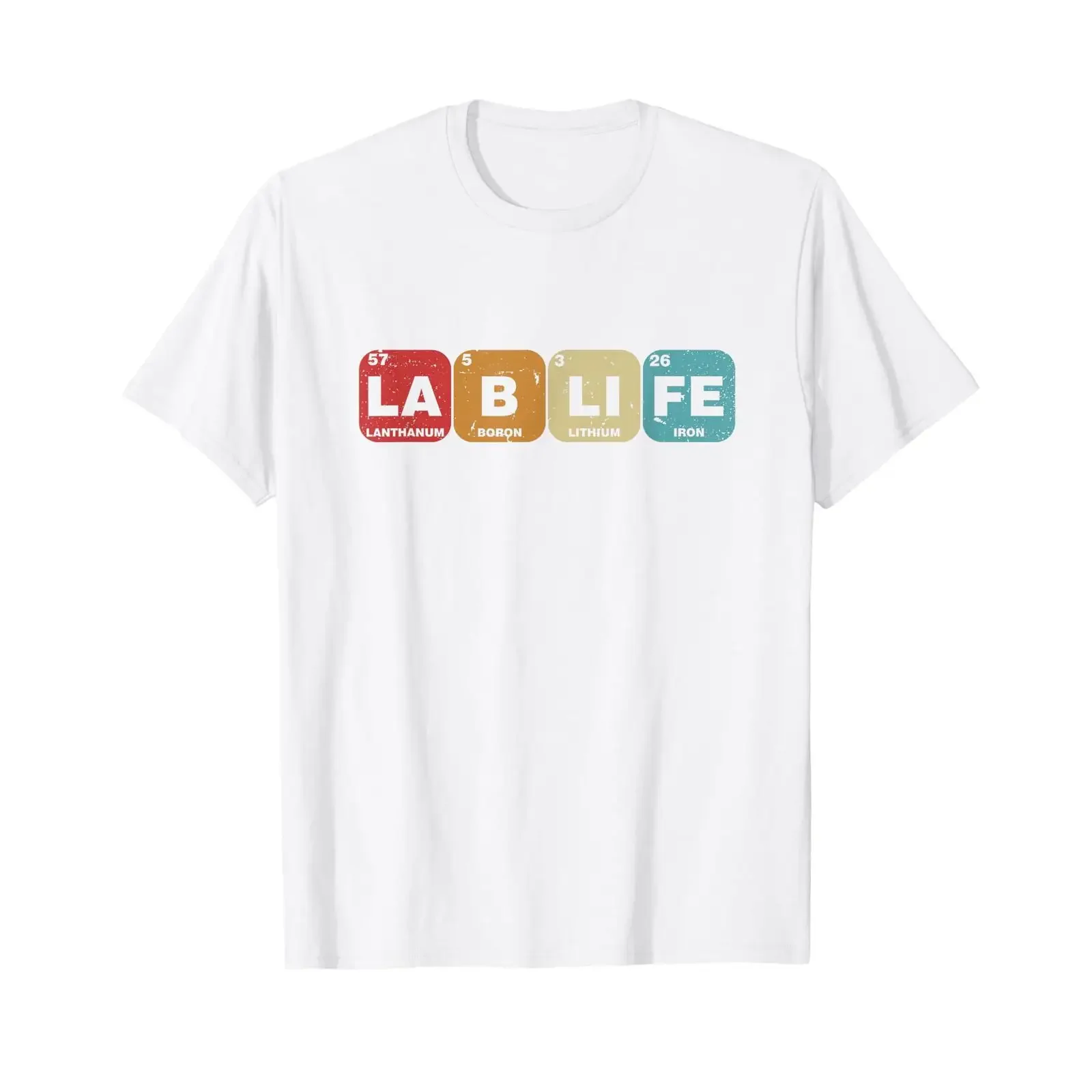 Lab Life Laboratory Research Rat Periodic Table T Shirt vintage Washed Stylish Stretched Soft Casual designer clothes