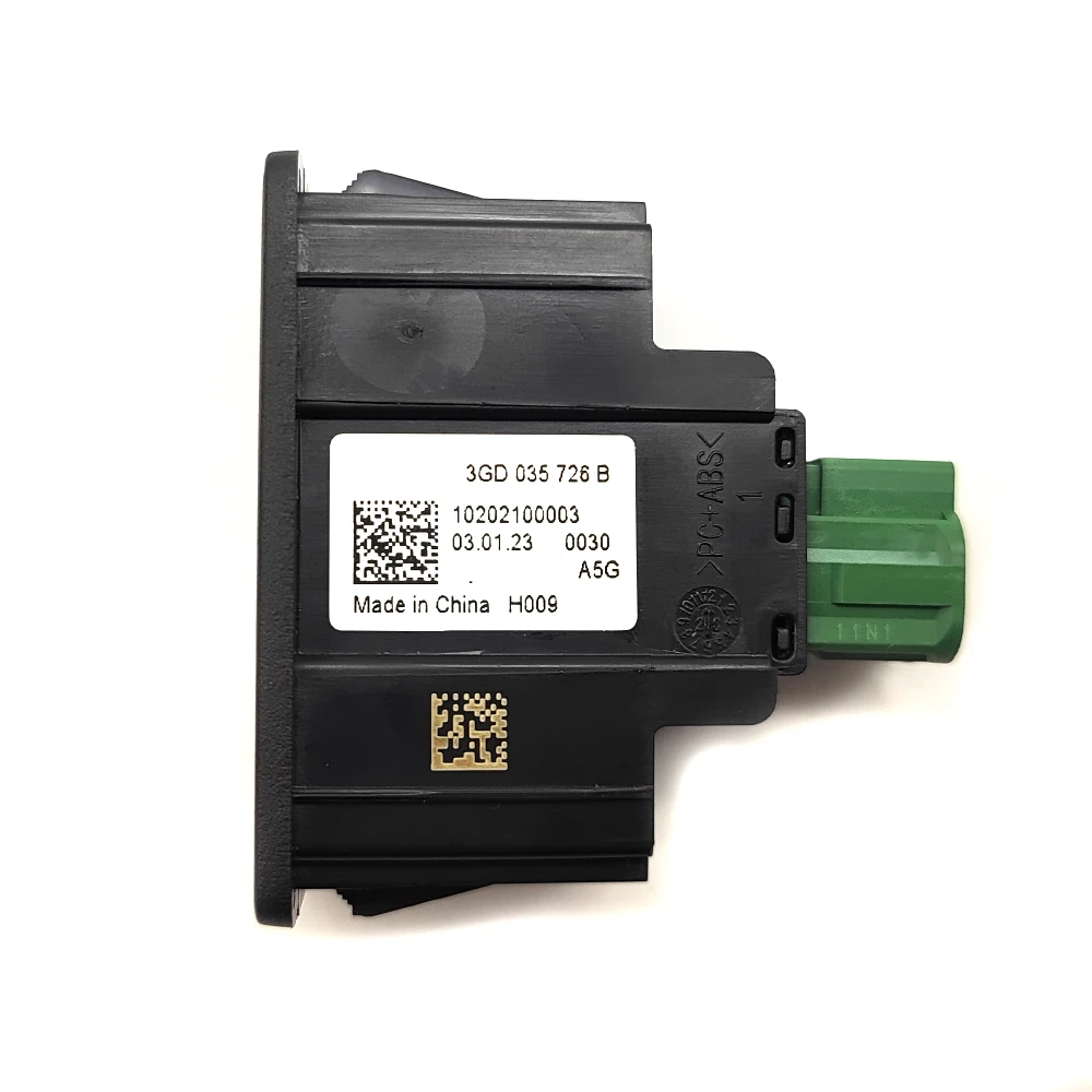 For VW Passat B8 Arteon External USB Type-C Socket Switch 3GD 035 726 B 3GD03576B view 3