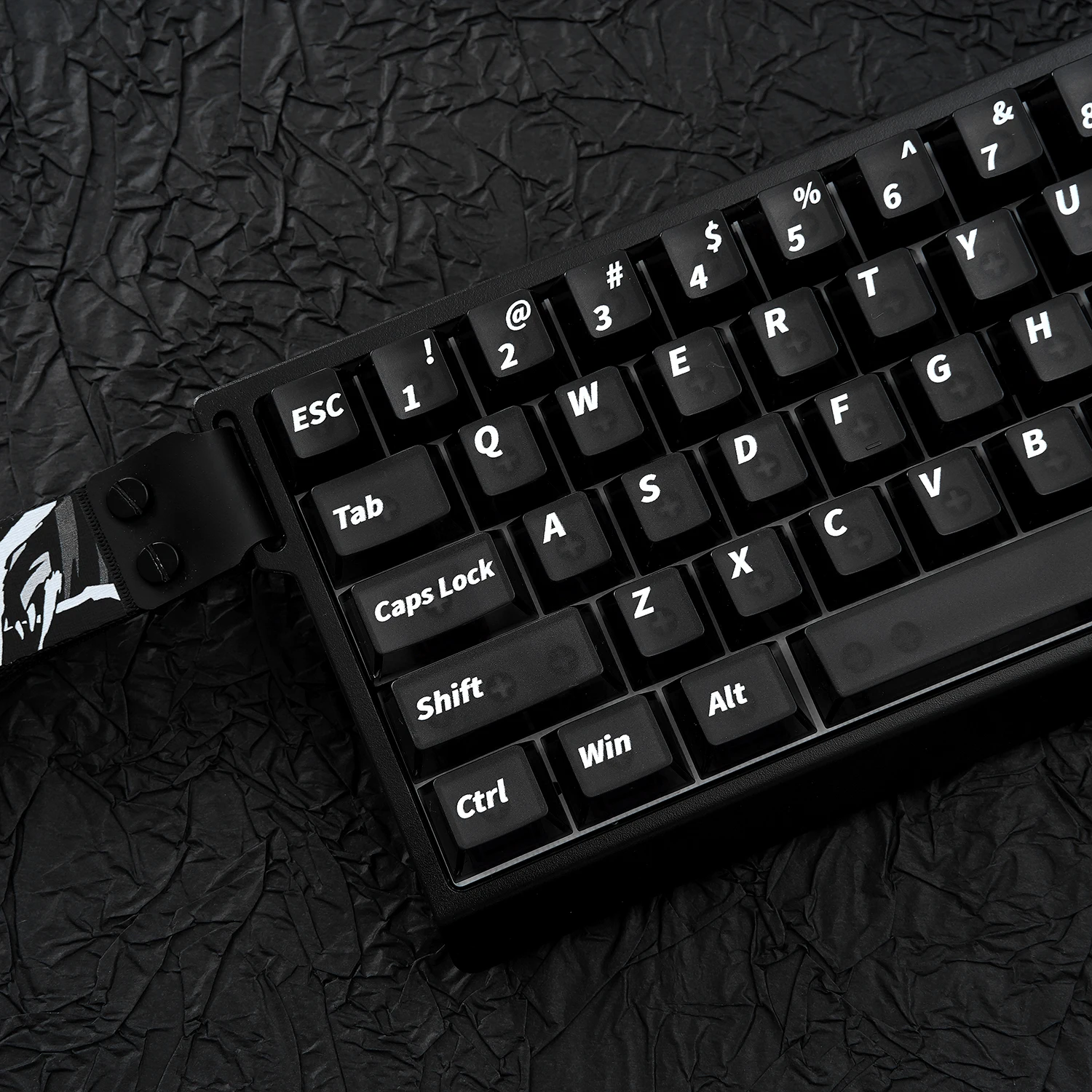 121 مفتاح الكرز الشخصي ماتي ضباب شفاف PC أسود شفاف الحرارية التسامي كيكابس مجموعة PBT للوحة المفاتيح الميكانيكية #2