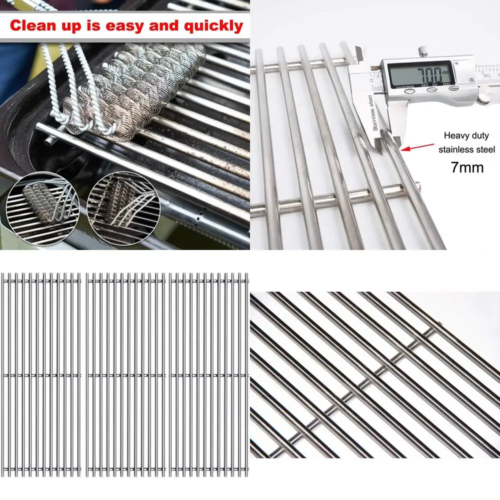 

3-Pack 17.75 Stainless Steel Cooking Grids for Grill Replacement