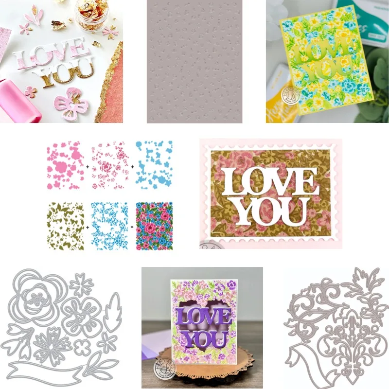 Vintage Hole Punch Edge Metal Cutting Dies and Stencil DIY Scrap Booking Card Stencil Paper Cards Handmade Album Stamp Die Sheet