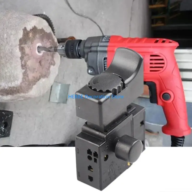 B0KC Speed Regulating Switch FA2-6/1BEK Lock on Power Tool Electric Drill Speed