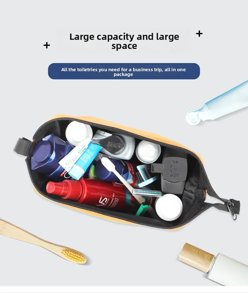 2026 New Dry Wet Separation Wash Bag Large Capacity Storage Bag Waterproof Women Makeup Bag Suitable for Travel Pouch Organizer