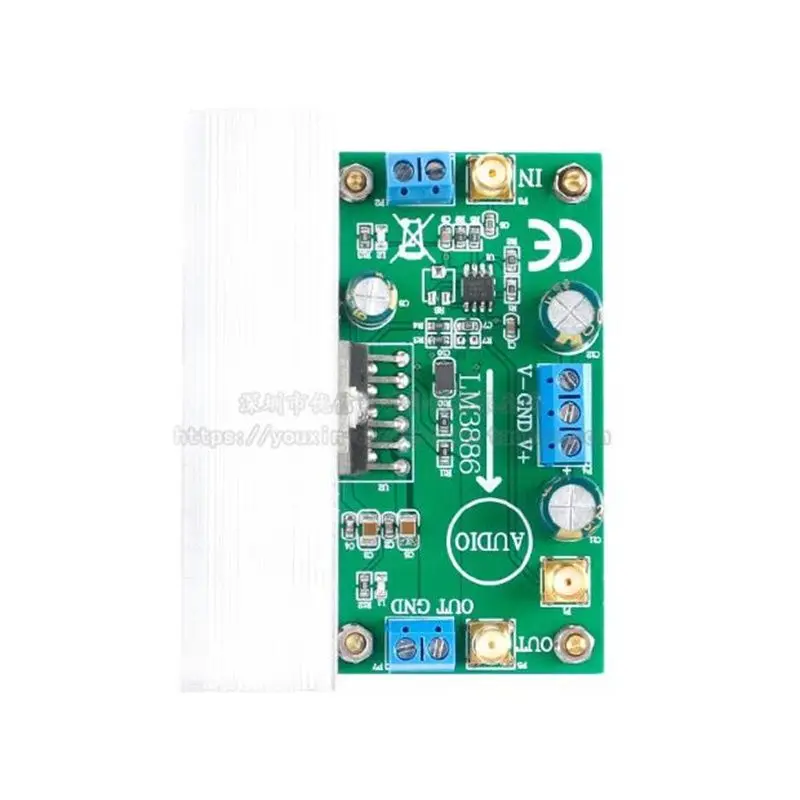 Amplificador de Audio LM3886, módulo de baja frecuencia, placa amplificadora de potencia, versión de alto voltaje OPA445