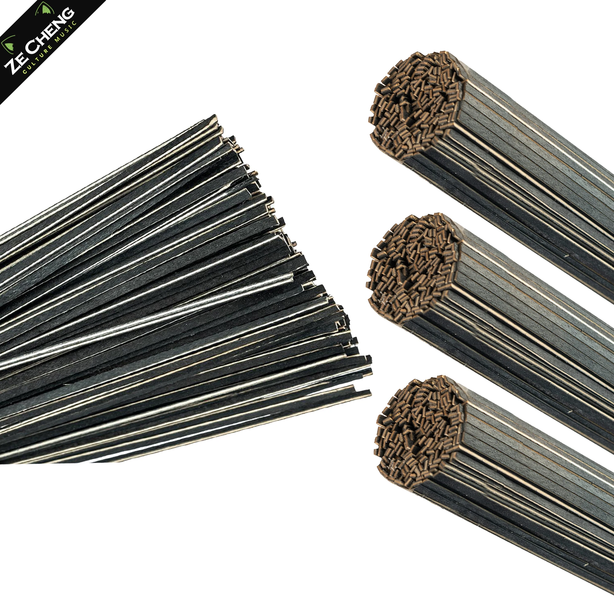 100 قطعة خشب القيقب فيولا التشيلو الكمان Purflings فيولا التشيلو أبيض أسود شرائط الخشب البطانة بار 1.3 مللي متر إصلاح أدوات Luthier