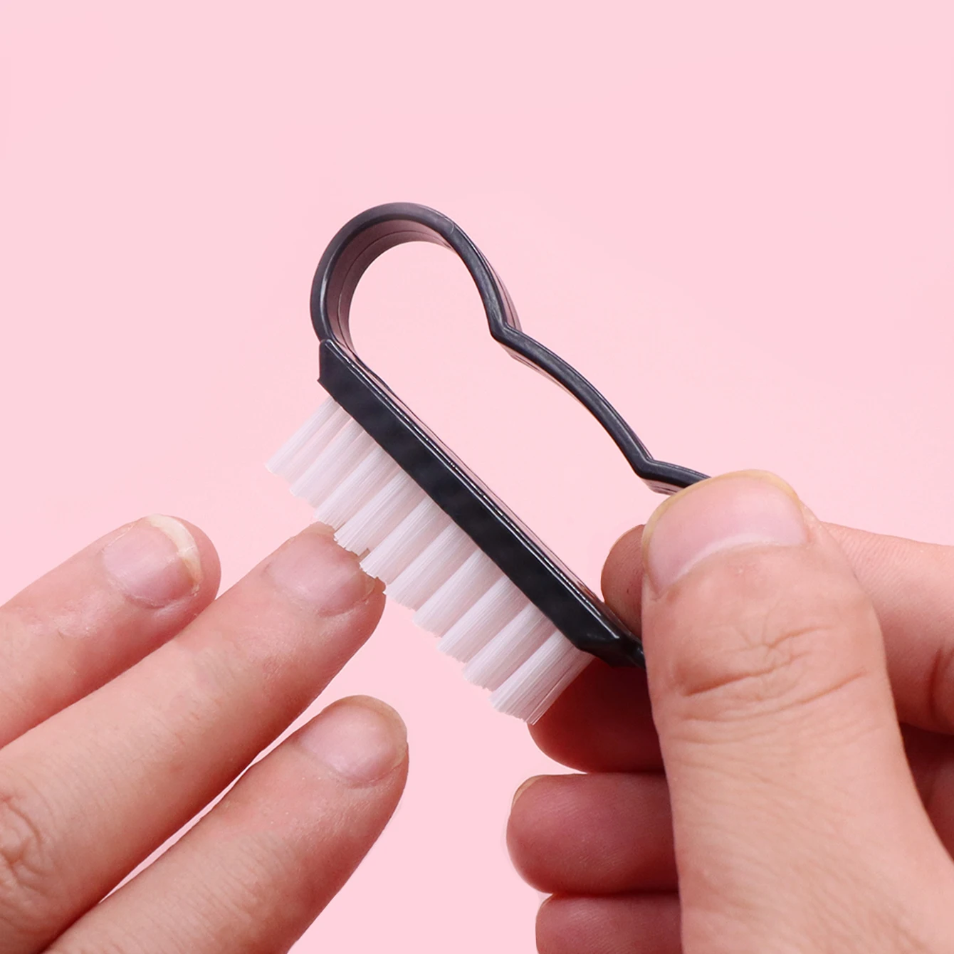 50Pcs Schwarz Nagel Pinsel Mit Griff Weiß Nagellack Pinsel Staub Entferner UV Gel Nagel Pulver Reiniger Nail art maniküre Werkzeuge Set