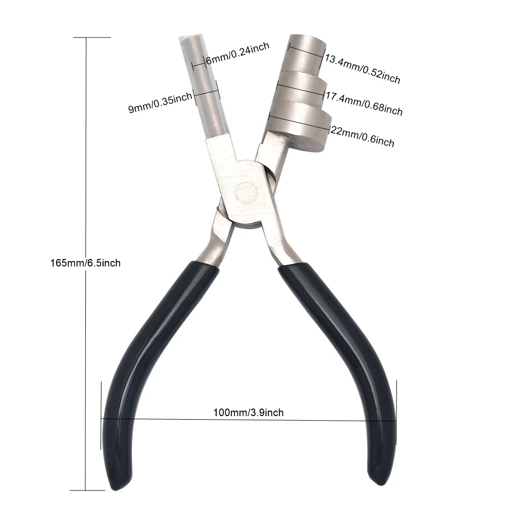 Brand New Wire Looping Pliers Plier Craft 3 Barrels DIY Jewelry Making Multi-Size Wire Bending Tools Accessory