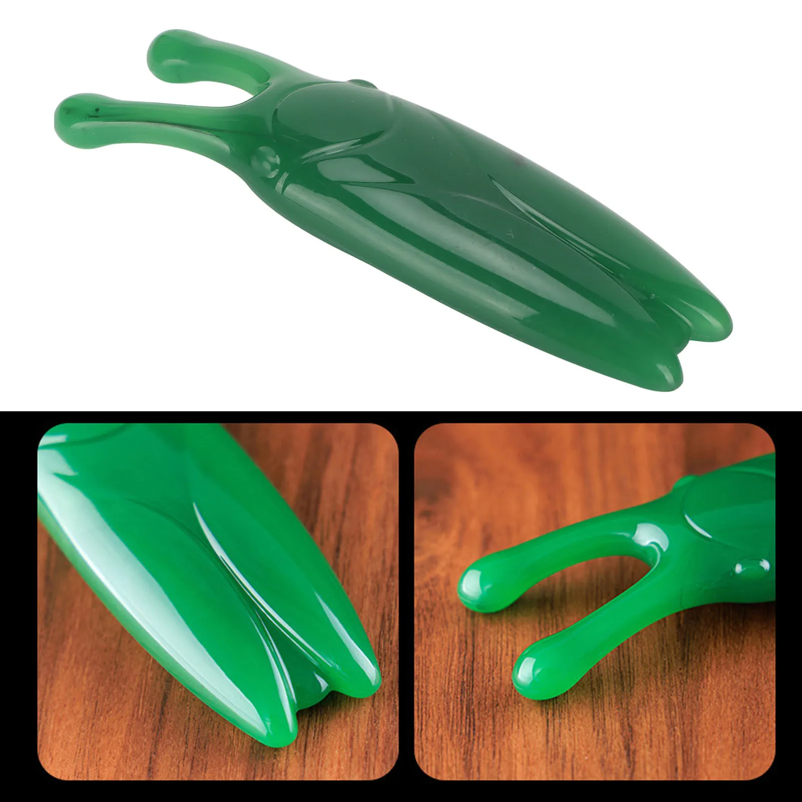 Raspador de nariz de ponte alta, massageador de nariz, redução de nariz, alar gua sha, ferramenta para forma, linha de mandíbula, redução de inchaço, verde