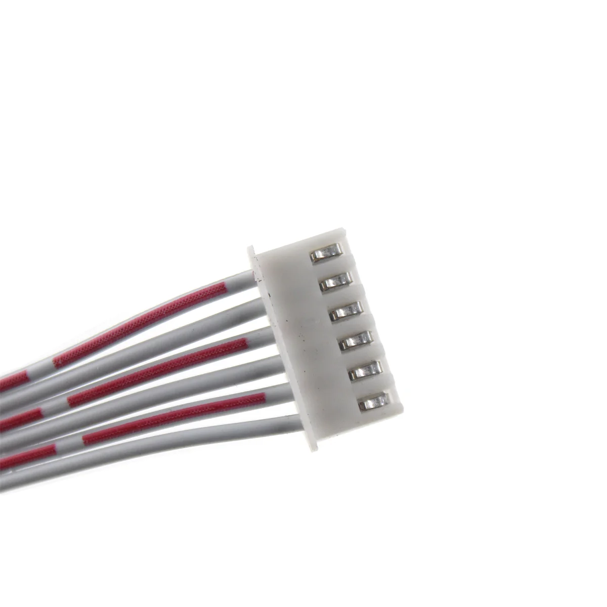 Imagem -06 - Conector de Cabo Principal Dobro do Fio Cabo Liso Vermelho e Branco p 10p12 Xh2.54 xh 2.54 mm 10 Pcs