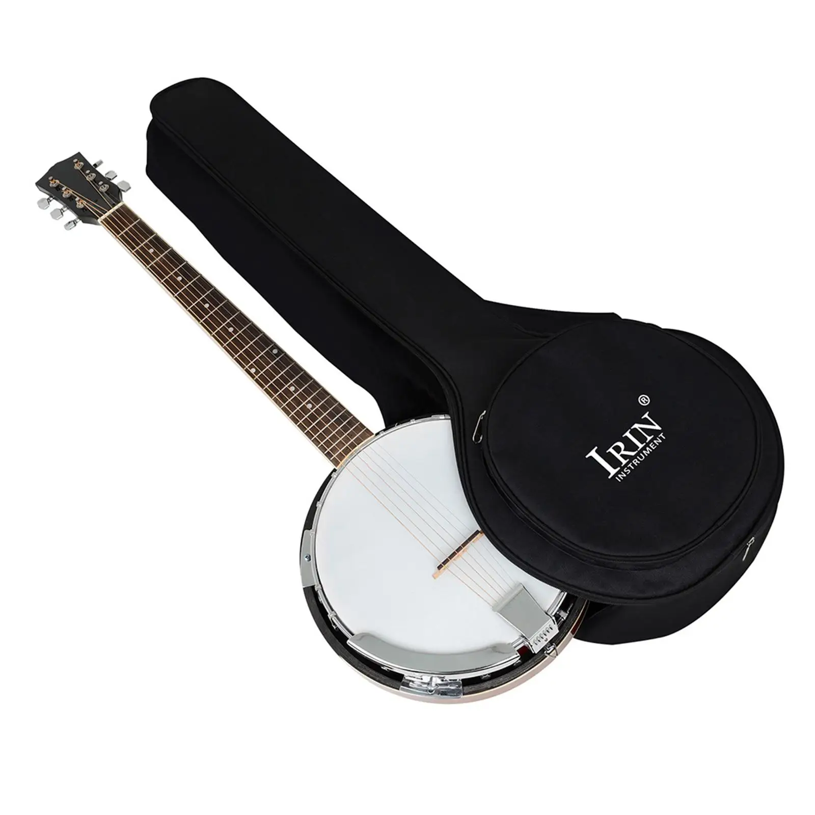 Banjo Container Impact Resistance Adjustable Straps Portable String Banjo Bags for Tuner Travel Stage Performance Outdoor