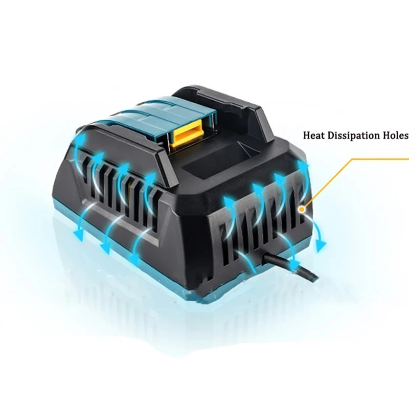 

A04R For Makita Lithium Battery Portable Quick Charger DC18RC Suitable Power Tools 14.4-18V 60W 2A BL1820B/BL1830B/BL1840B