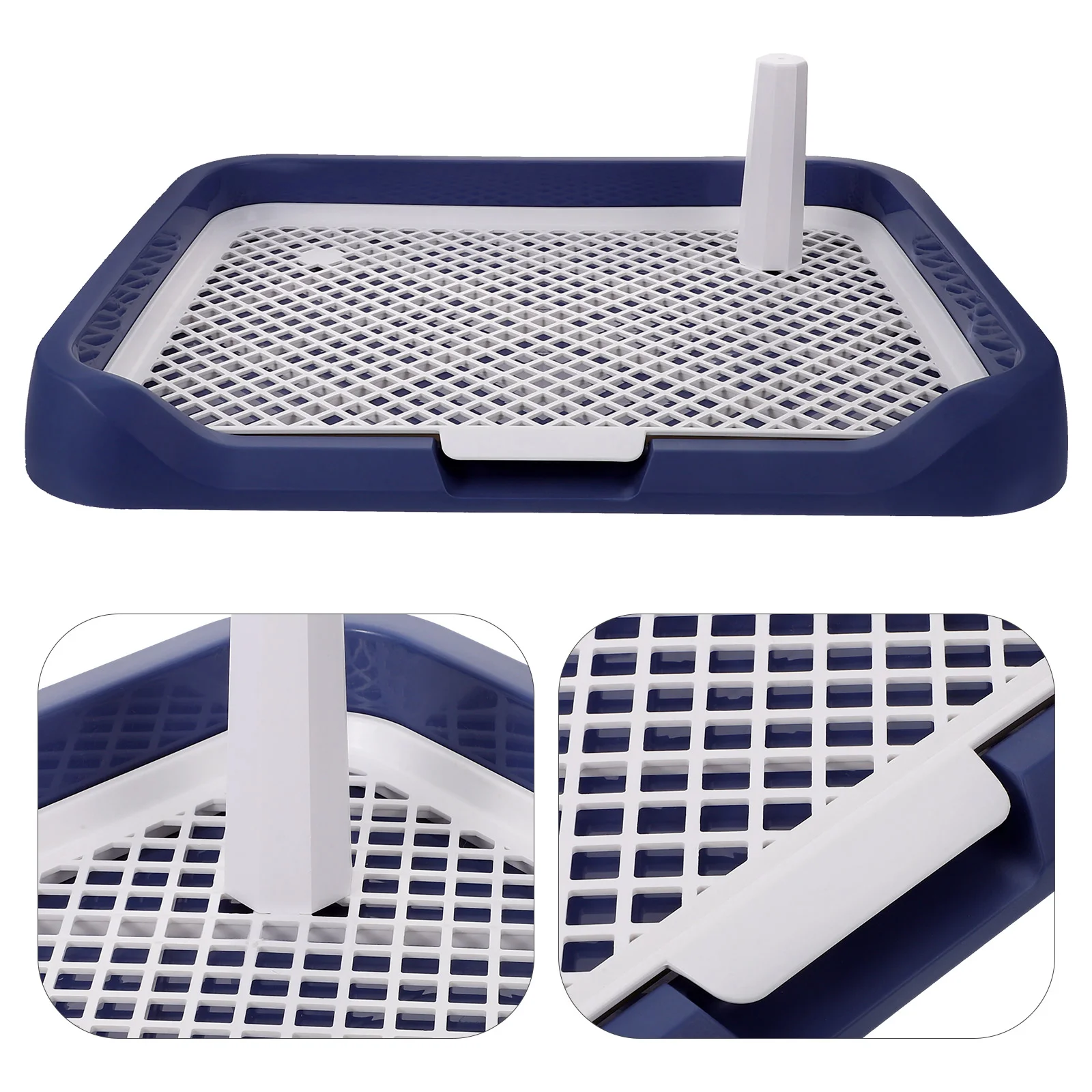 

Dog Toilet Puppy Indoor Potty Tray Pet Bedpan Bowl Plastic Mesh Anti-slide