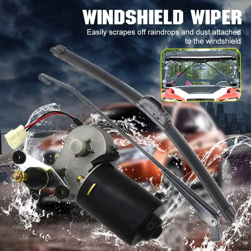 12V Wiper Blades Electric Boneless Wiper Motor Electric Wiper Motor With Switch Electric-Bike Tricycle Wiper Acessories