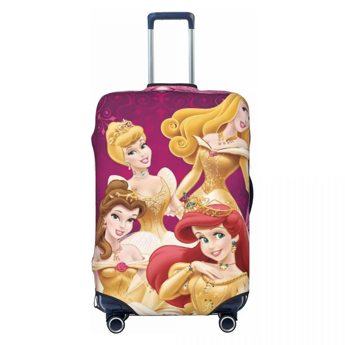 

Custom Princess Luggage Cover Elastic Adorable Cartoon Movie Kawaii Film Travel Suitcase Protective Covers Suit For 18-32 inch