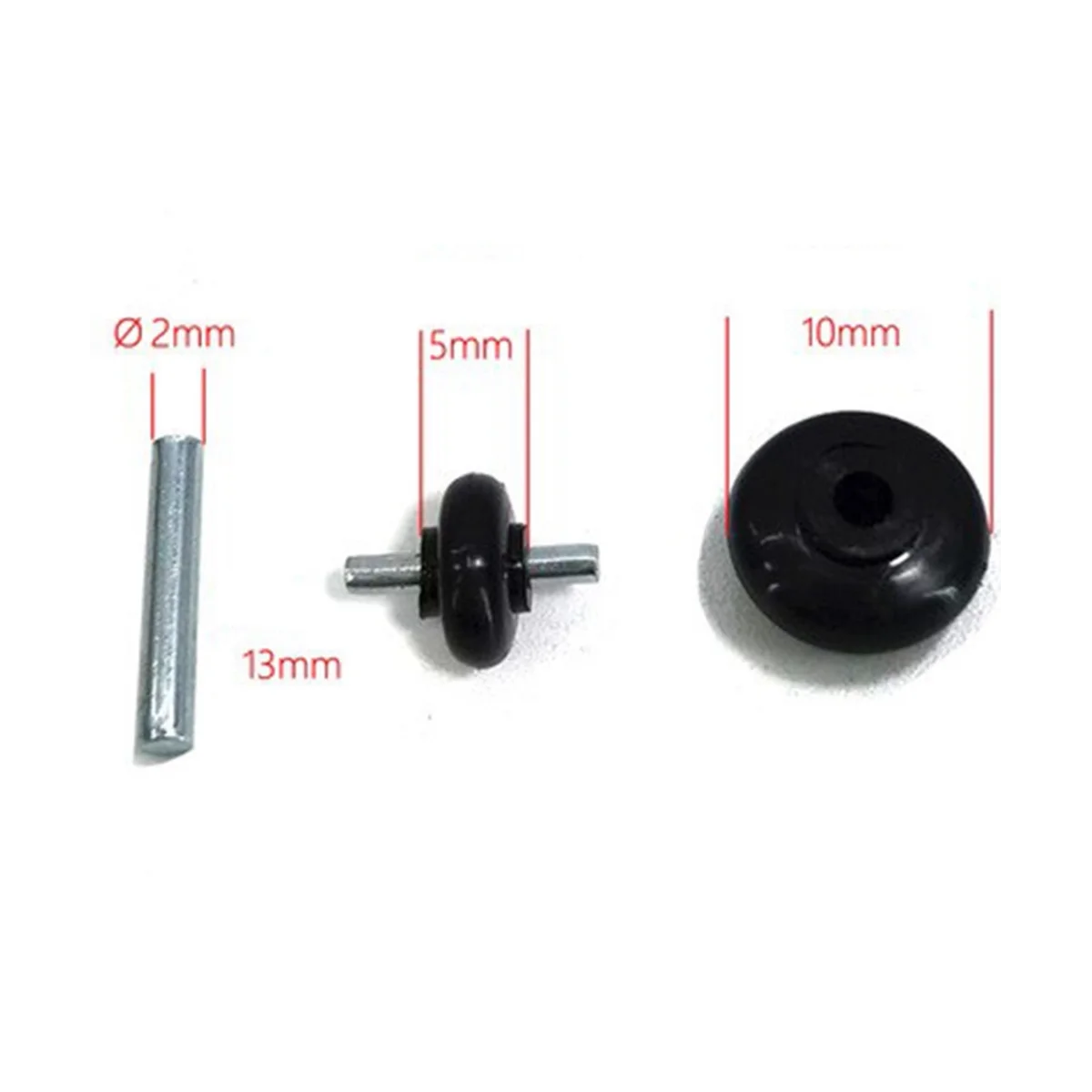 Axles Rollers Little Wheels for DC35 DC44 DC45 DC59 DC62 V6 SV03 SV05 SV06 SV07 Vacuum Powerheads Motorized Heads