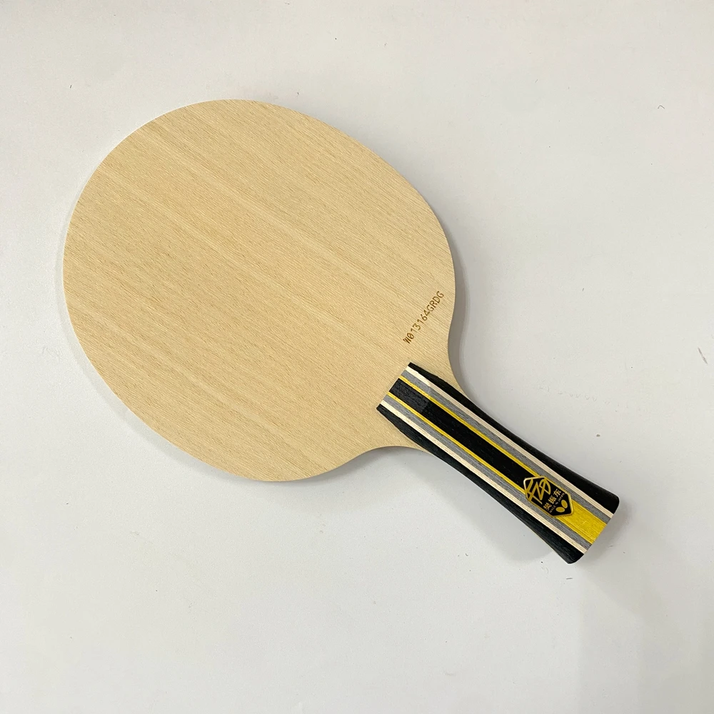 DIY Super ZL Carbon Fiber Table Tennis Blade Offensive Long Handle Ping Pong Bat For Raquet Sports