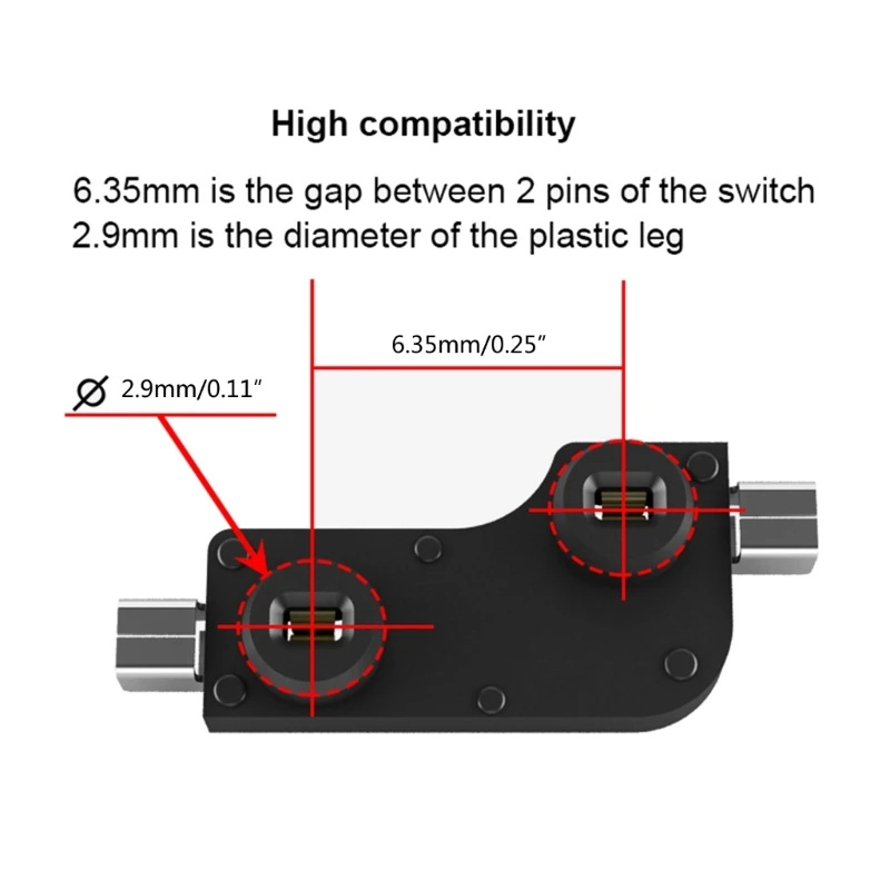 SZYA 50PCS Low Socket Hot Swap Schalter für Kailh CPG151101S11 Tastatur Schalter