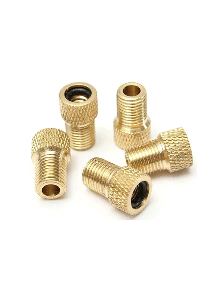 AliExpress NONE 2-12Pcs Bicycle Valve Adapter Cap Presta To Schrader Adapter French Valve Bike Nozzle Inflator Nipple Mtb Bicycle Accessories