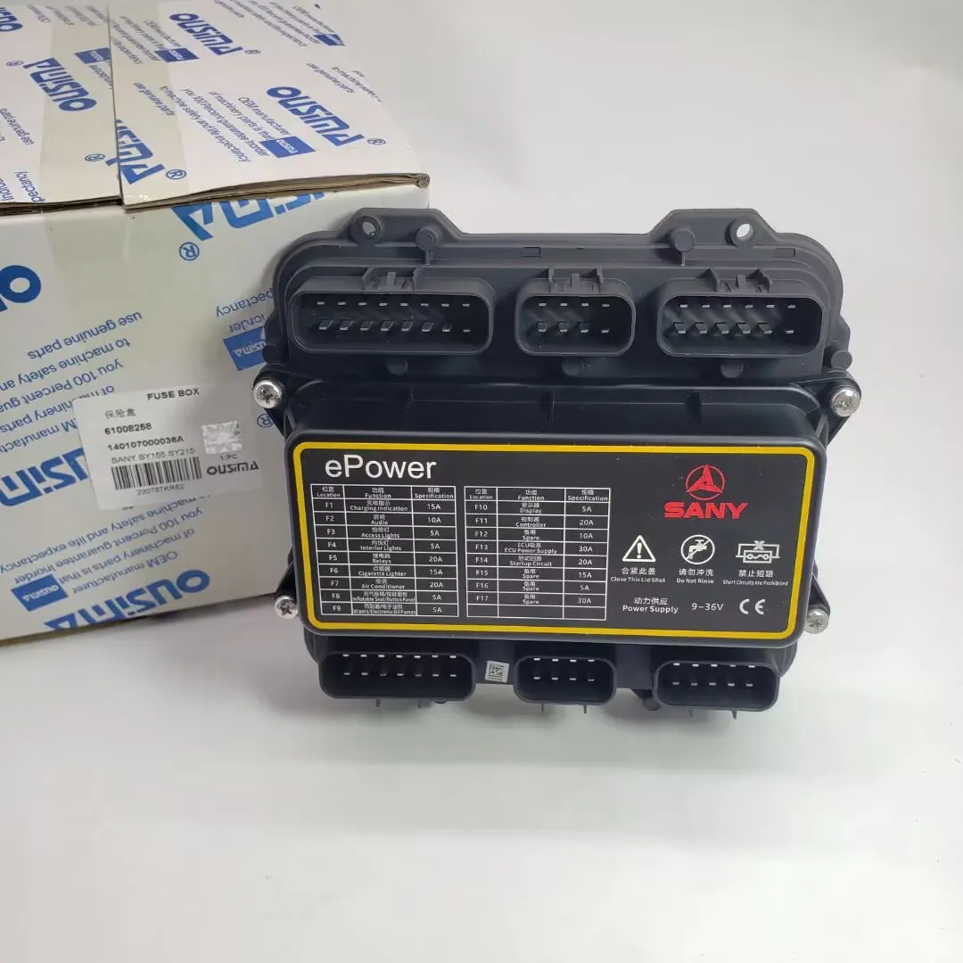 OUSIMA Construction Machinery Parts 61008258 FUSE BOX  140107000036A for SANY SY155 SY215