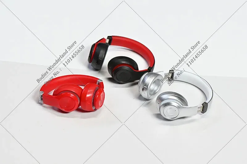 1/6 Female/Male Fashion Hip-Hop Contrasting Colors PC Headset Street Headphone Microphone Accessory For 12\'\' Action Figure Body