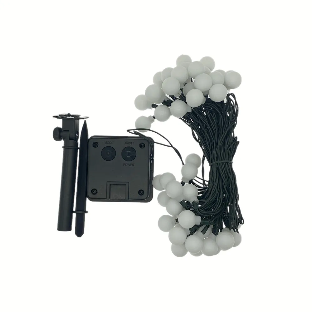 Lâmpadas LED Solar Power Outdoor, String Fairy Lights, Jardim, Decoração de Festa de Natal, 5m, 7m, 12m, 22m