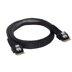 0.5m 1m Slim SAS SFF-8654 4i 38P Server Motherboard Backplane Cable for Computer Hard Disk