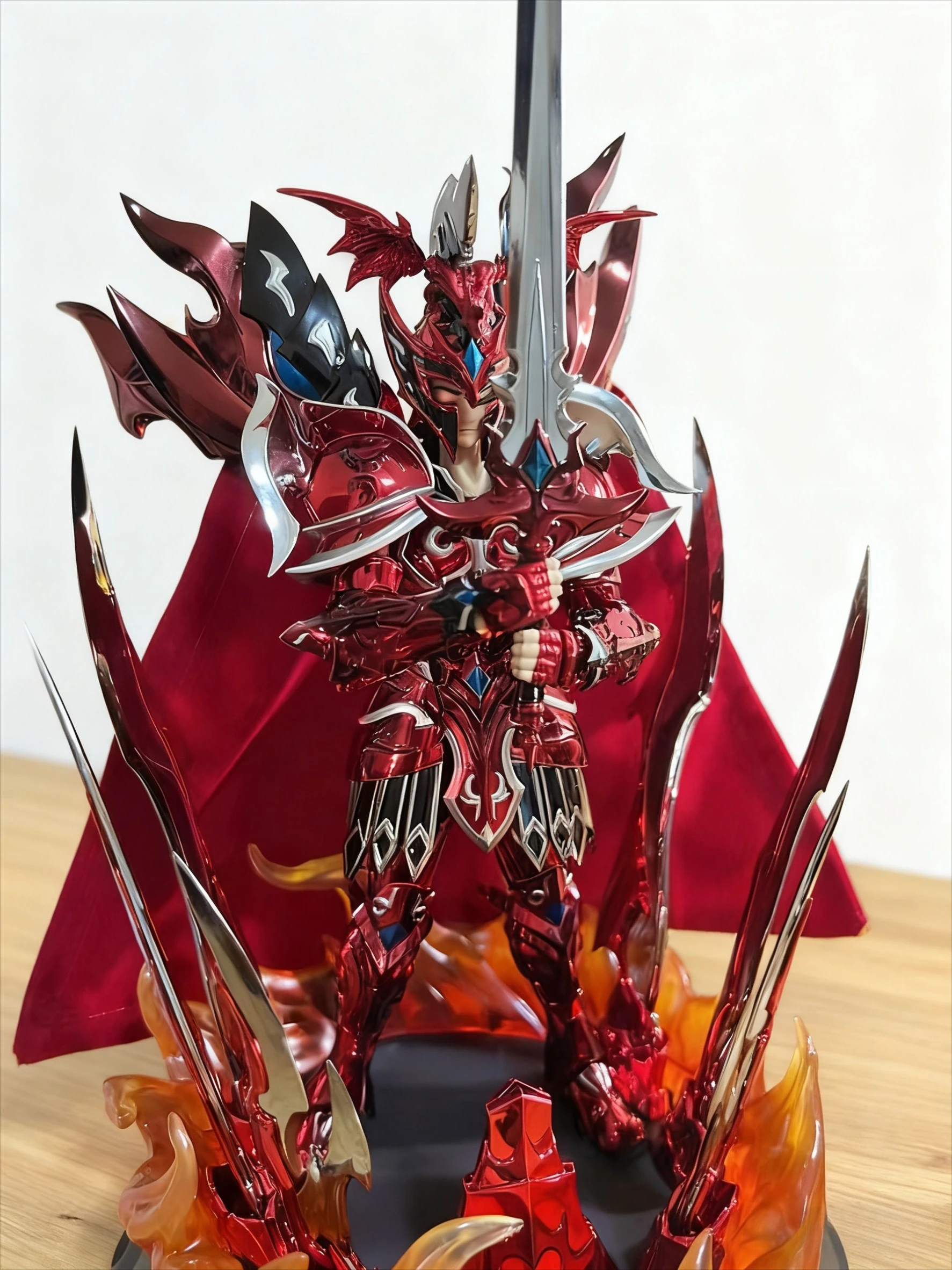 

Toypoint Saint Seiya Myth Cloth SOG EX God of War Ares Action Figure Knights of Zodiac with Accessorie Collectible Anime Model