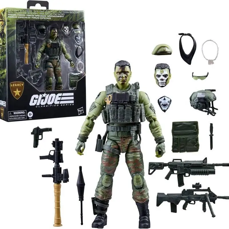 

In Stock G.I. Joe Classified Series Legacy Collection: Action Soldier - Special Forces 15cm Action Figure Toys Model Gift