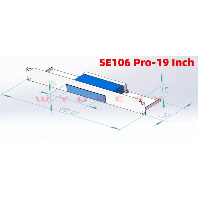 Router Cabinet Mount Bracket For MERCURY（SE106 Pro）10 Inch 19 Inch Accurate pre-punched holes align perfectly with device mounti