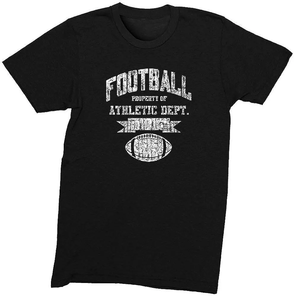 Men's Football Property of Athletic Dept Tailgate Sports Fan Crewneck Short Sleeve T-Shirt Y2K tops Unisex Summer Short Sleeve