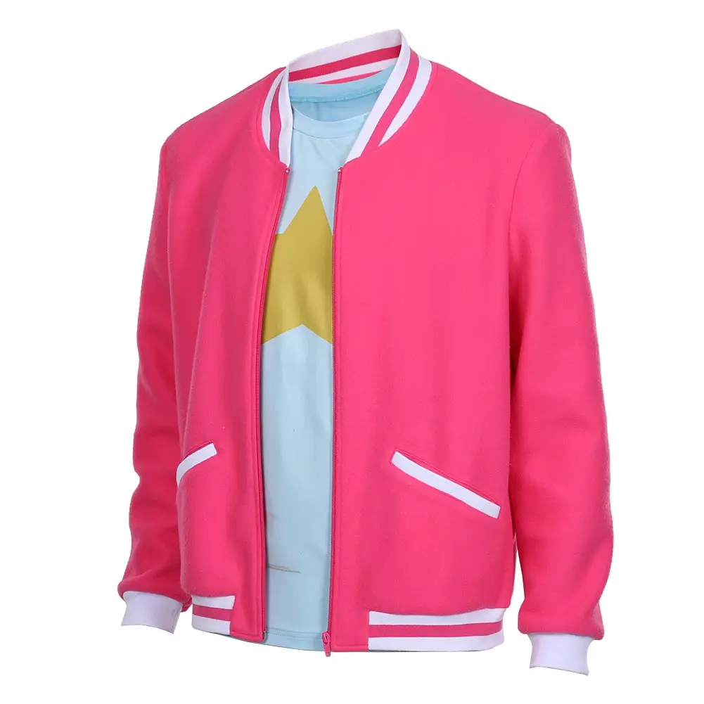 Steven Universe-Disfraz de fantasía de TV para hombres adultos, camiseta de fantasía, chaqueta con cremallera, abrigo, trajes, disfraces de Carnaval de Halloween