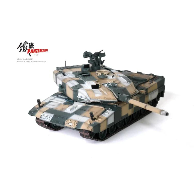 1:72 Scale Resin German Army Leopard 2A7 PRO Tank Model 75017G Militarized Combat Track Type Classic Adult Gift Souvenir Display