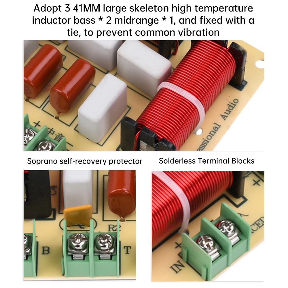 وحدة كروس ذاتية الصنع بدون لحام رباعية الاتجاه بقدرة 120 وات لترقيات مكبر الصوت المنزلي #2