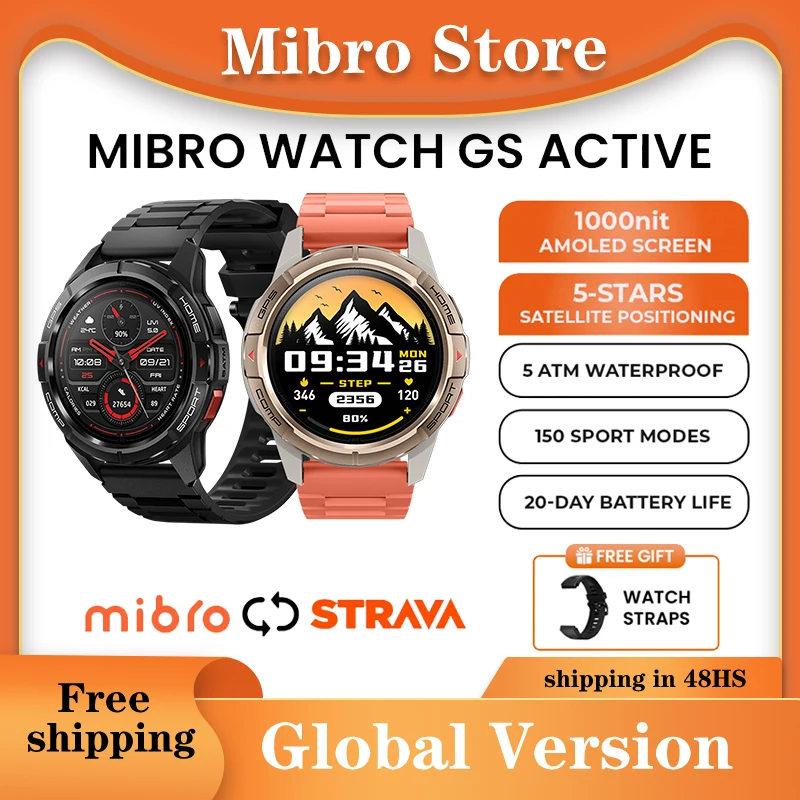 Mibro Watch GS Active gps reloj inteligente smartwatch android smart sports waterproof watch watches smart relojes inteligentes