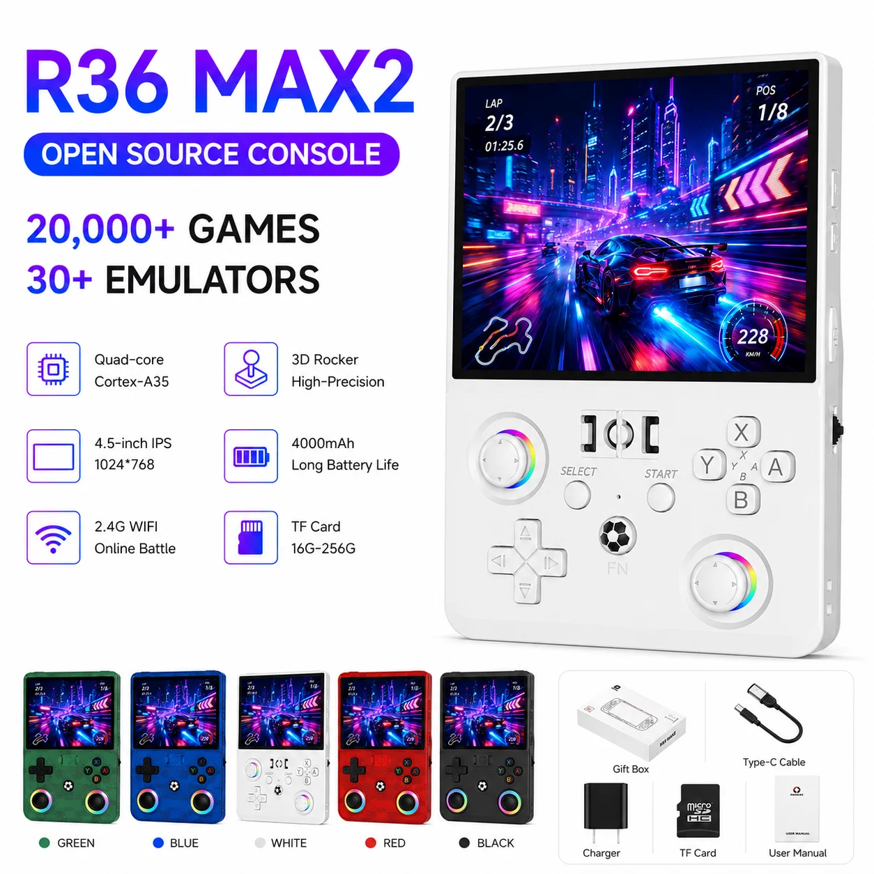 rotatable-decompression-football-key-r36-max2-pocket-retro-game-handheld-replaceable-joystick-vibration-motor-30-multi-system
