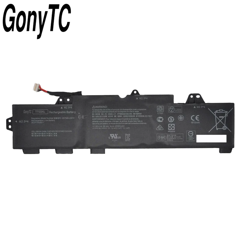 TT03XL Battery for HP EliteBook 850 G5 G6 ZBook 15U HSTNN-UB7T HSTNN-LB8H DB8K 932824-2C1 933322-855 11.55V 56WH