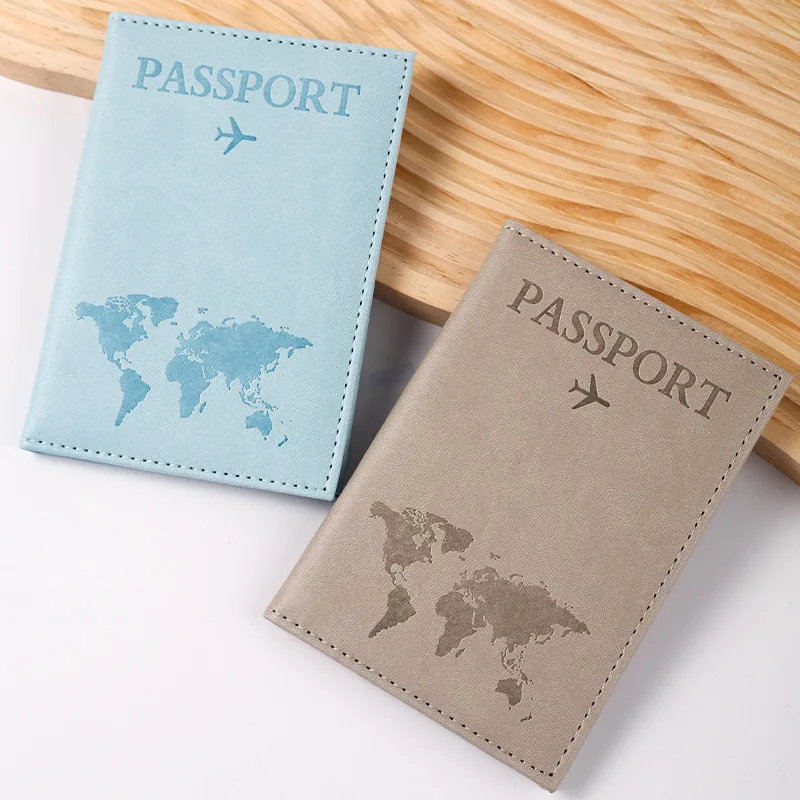 Airplane Passport Cover Case for Women Men Travel Passport Case Cute Passport Wallet Purse Girl Passport Holder