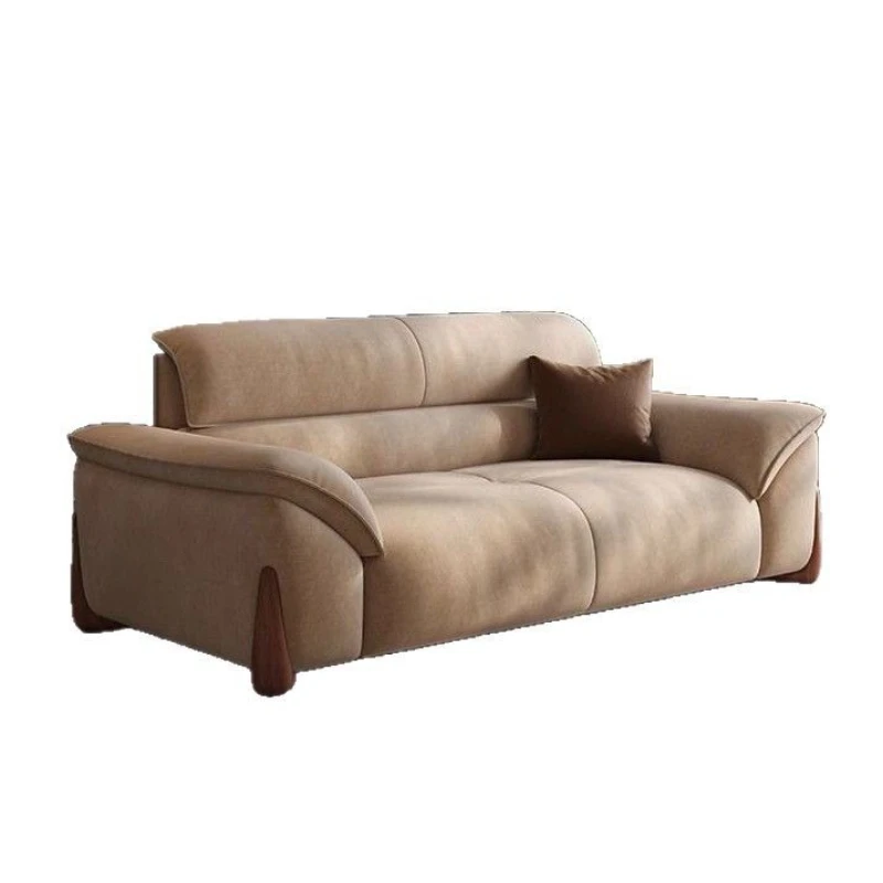 

Fabric sofa living room, modern simple matte cloth sofa anti-cat scratch