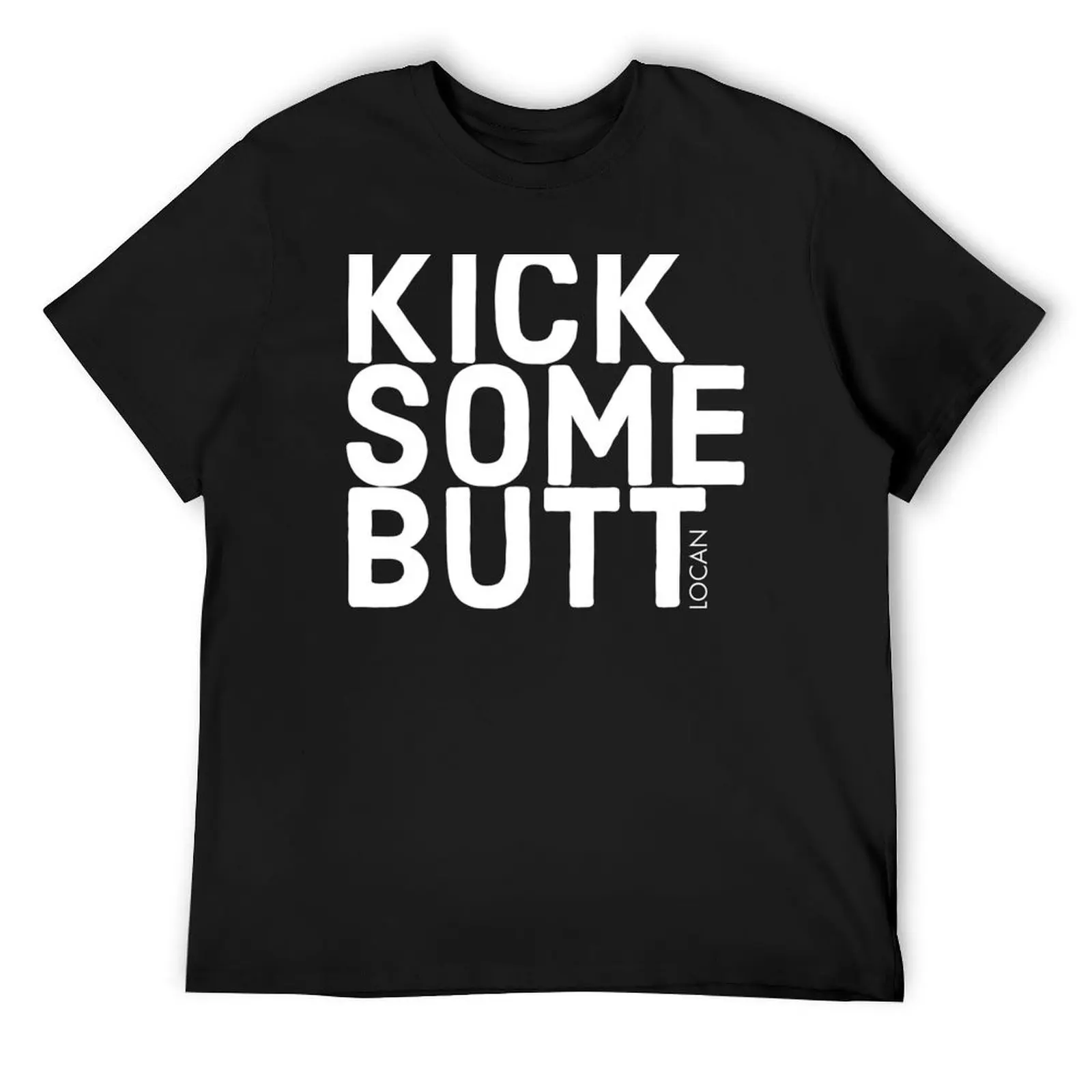 

Copy oKICK SOME BUTT T-Shirt graphic t shirts oversizeds summer tops cute clothes Men's cotton t-shirt