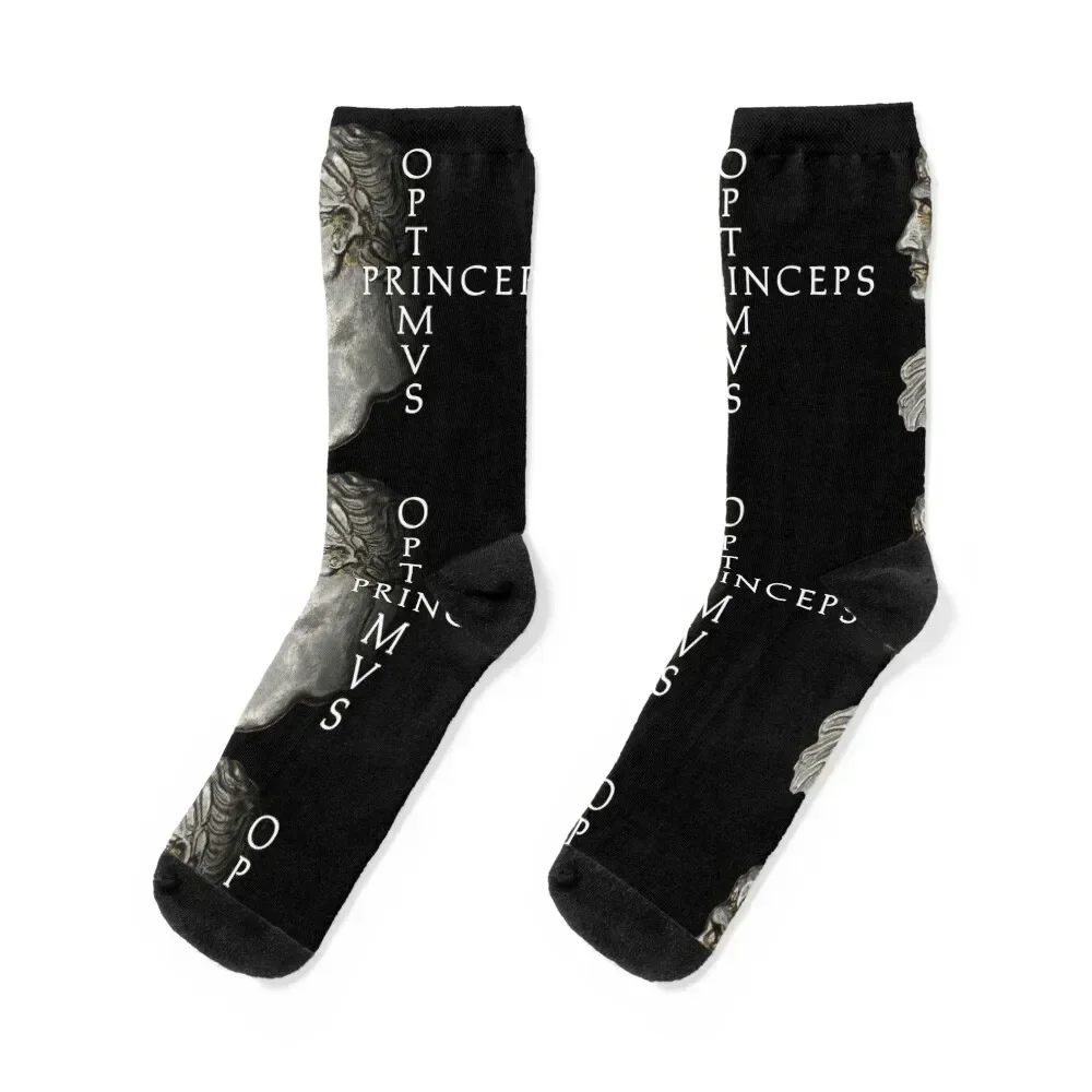 

Trajan, Optimus Princeps 'The Best of Emperors' Socks luxury gym Run men cotton high quality Socks Women Men's