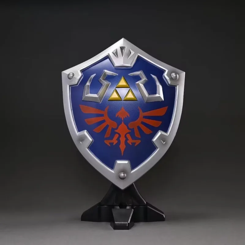 

29cm The Hyrule Fantasy Weapon Link Hylian Shield Game Peripheral PVC Action Figure Weapon Model Desktop Ornament Model Gifts