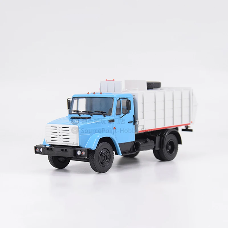 

1:43 Scale Diecast Alloy ZIL-4333 Garbage Truck MKM-2 Toys Cars Model 103382 Classics Adult Souvenir Gifts Static Display