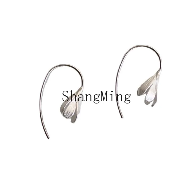 

DSA Accessories Fashion Earrings Budding Flower Ear Hook Earrings