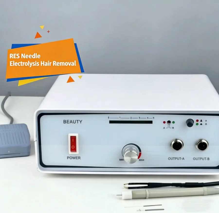 

Портативный аппарат для электроэпиляции с радиочастотной технологией RBS и электрической иглой для удаления волос любого цвета