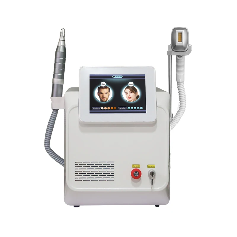 Newest 2 In 1 Multifunction 808nm Diode Laser Hair Removal Picosecond Machine Pico Laser Tattoo Removal Machine Remove Hair