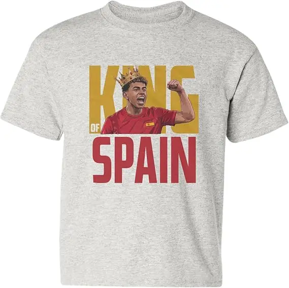 Fußball-inspiriertes Yamal-T-Shirt mit Yamal auf dem Ball, Unisex, Y2K, Yamal-inspirierte Jugend-Fußball-Sportbekleidung für Damen und Herren – Detail 16