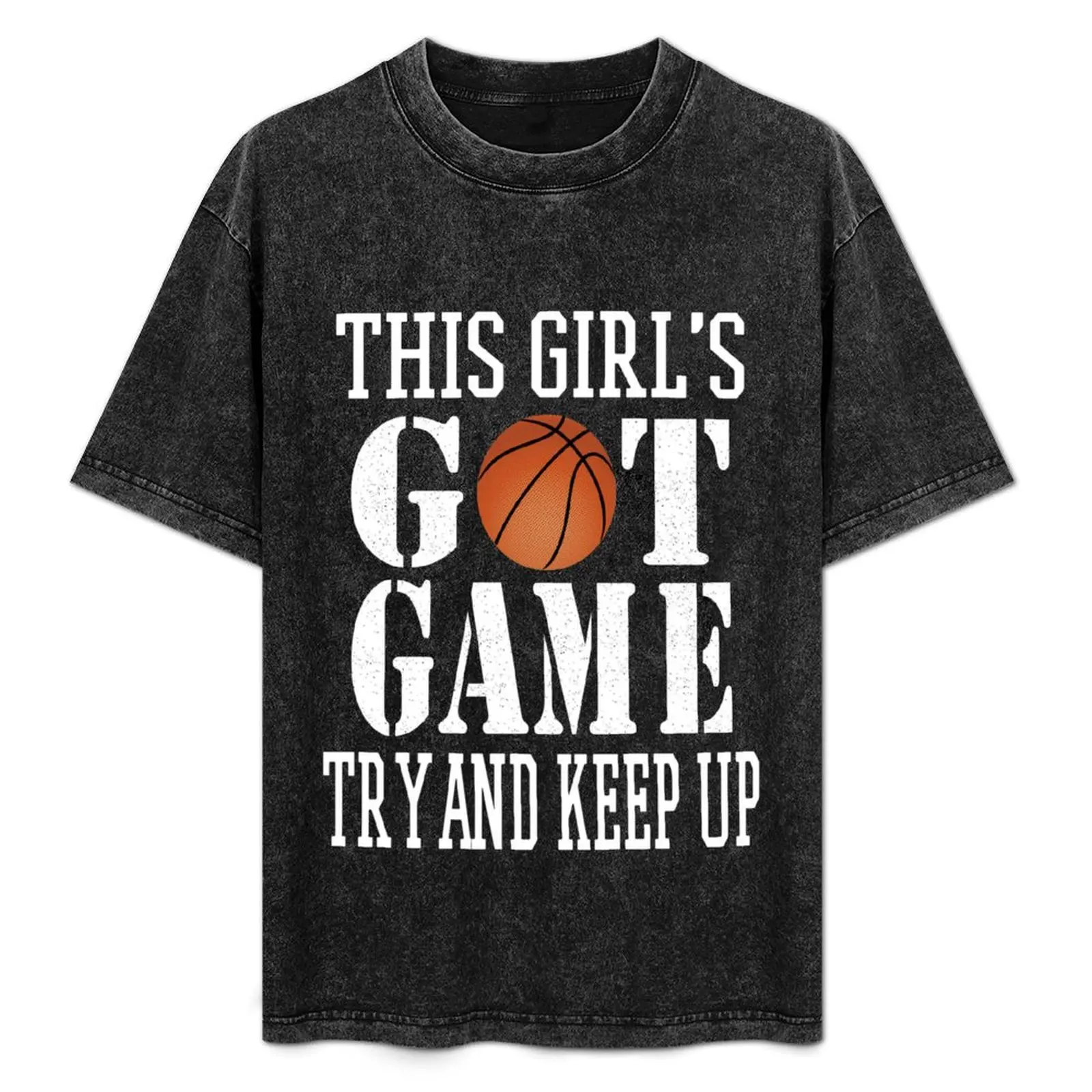 

This girls got game - try and keep up T-Shirt Daily Casual Short Sleeve Tee Shirt