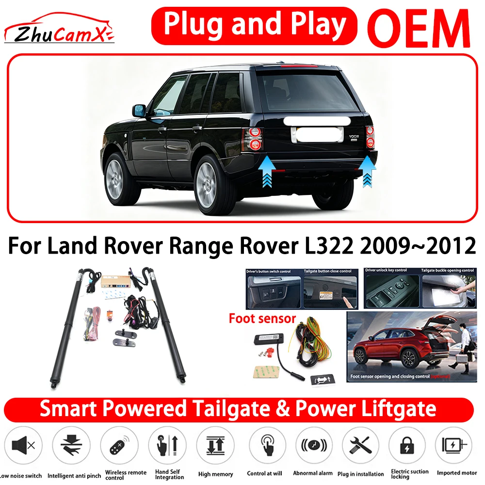for Land Rover Range Rover L322 2009~2012 Smart Powered Tailgate Power Liftgate Automatic Rear Trunk Tailgate Actuator System