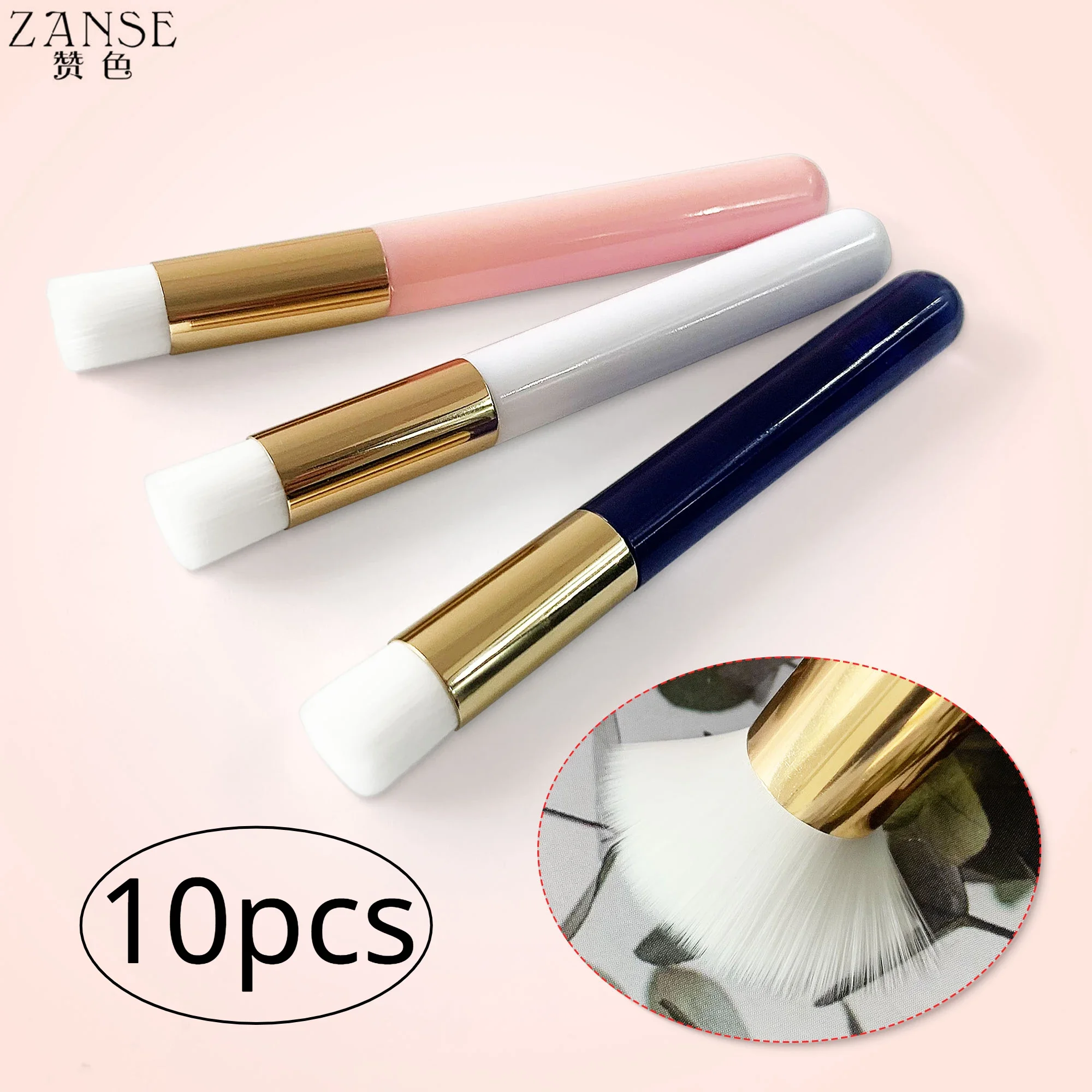 Applicateur dissolvant pour cils, 10 pièces, brosse pour les yeux, soins de la peau, outils de maquillage