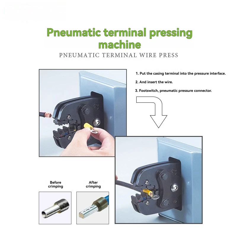 Pneumatic Crimping Machine FEK-20M Cold Crimping Terminal Machine Crimping Pliers Electrician